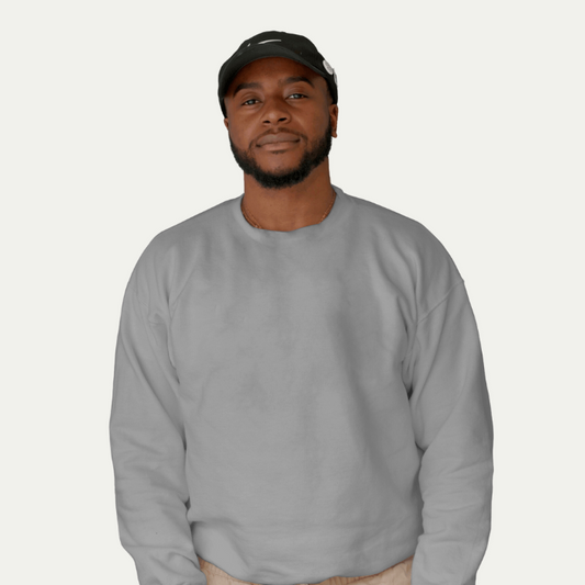 Cloud Comfort Casual Sweatshirt- Grey Melange