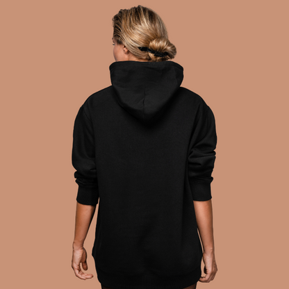 Classic Solid Hoodie- Black