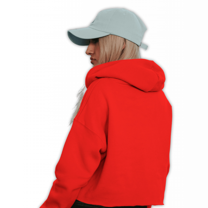 Classic Solid Hoodie- Red