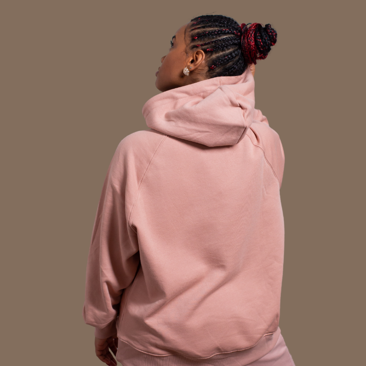 Classic Solid Hoodie- Light Pink