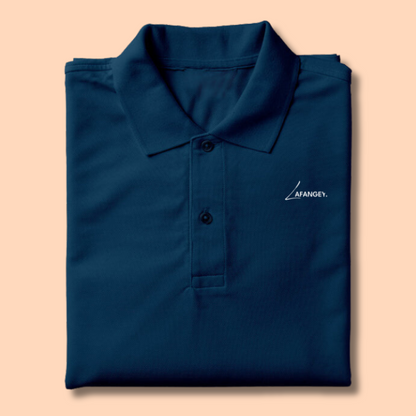 Classic Polo T-shirt- Petrol Blue