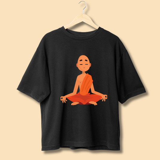 Classic Oversized Tshirt Black-Yoga