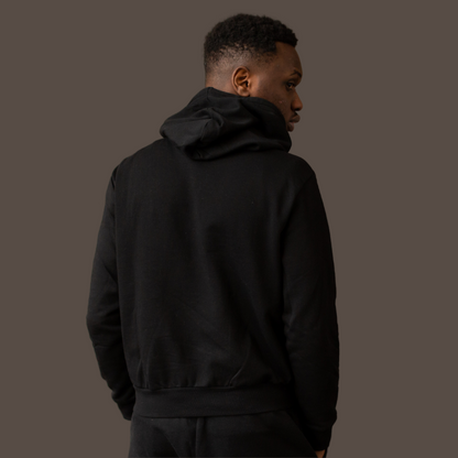 Casual Hoodie Men- Black