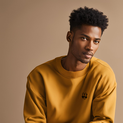 Cloud Comfort Casual Sweatshirt- Mustard Yellow