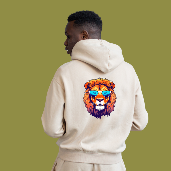 Casual Hoodie- Kool Lion