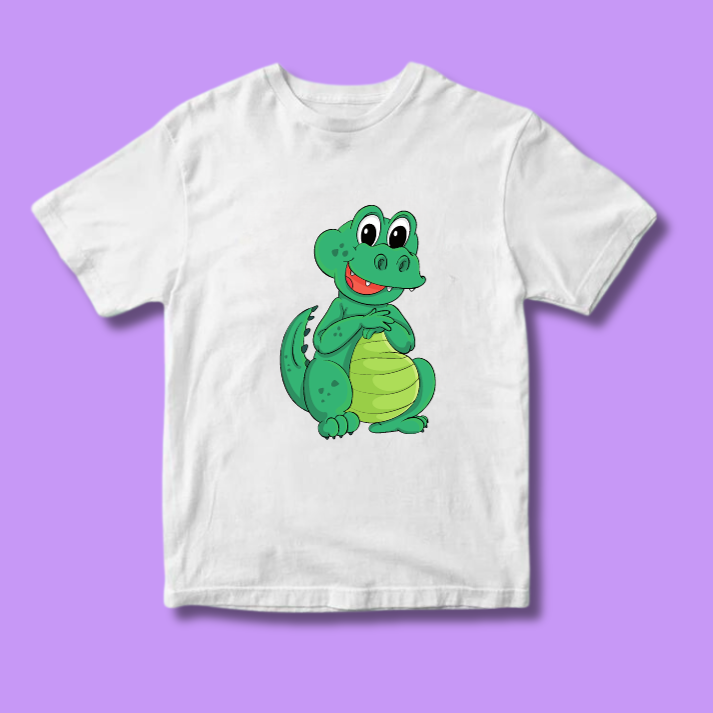 Classic Kids T-Shirt- Baby Dino