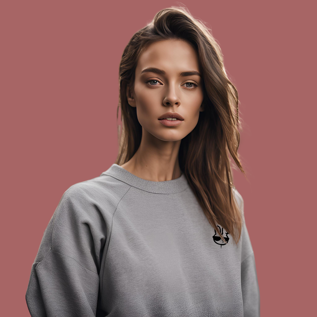 Comfort Casual Sweatshirt- Grey