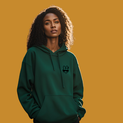 Classic Solid Hoodie- Bottle Green