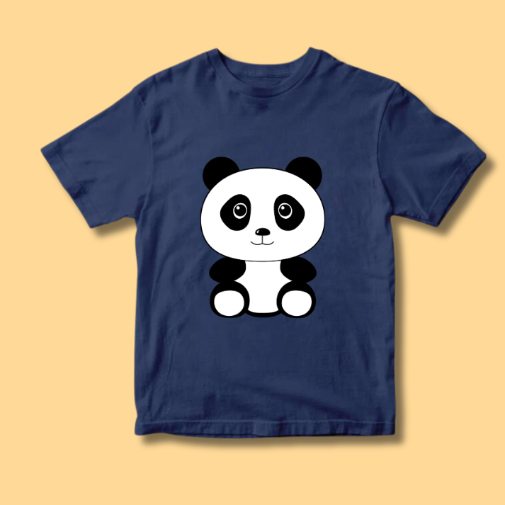 Classic Kids T-Shirt- Baby Panda