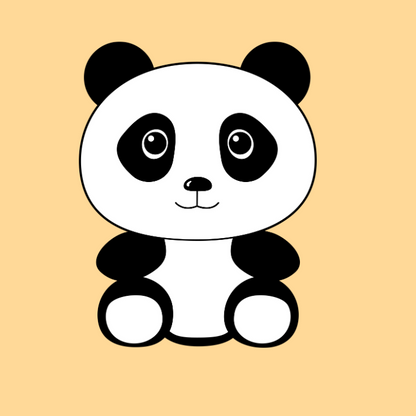 Classic Kids T-Shirt- Baby Panda