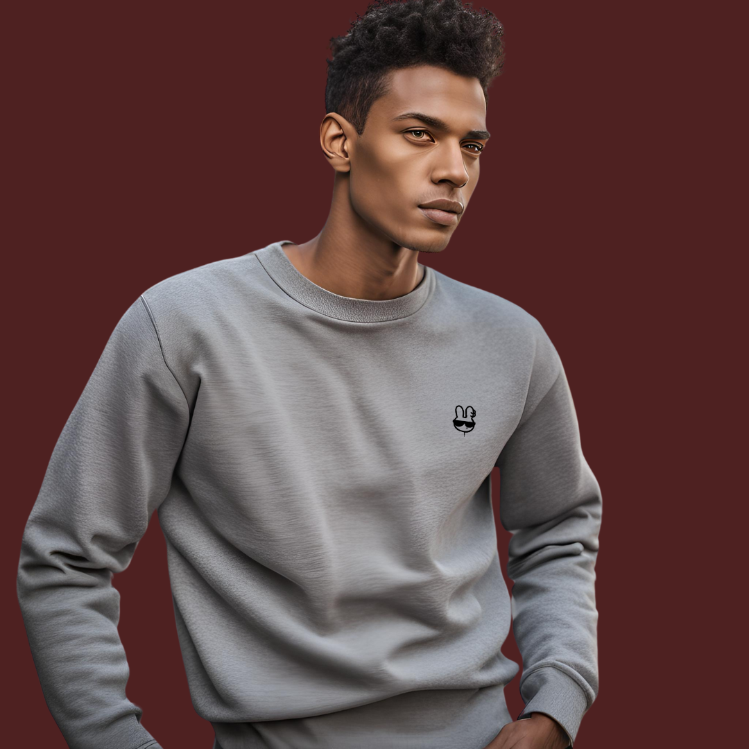 Cloud Comfort Casual Sweatshirt- Grey Melange