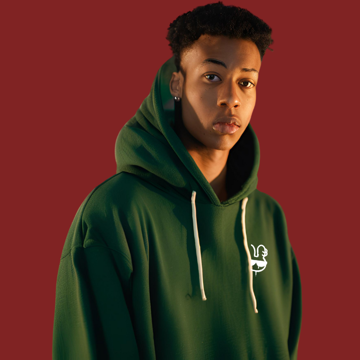 Casual Hoodie- Dark Green