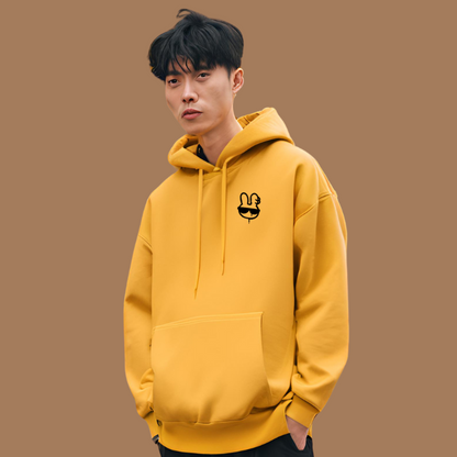 Casual Hoodie- Yellow