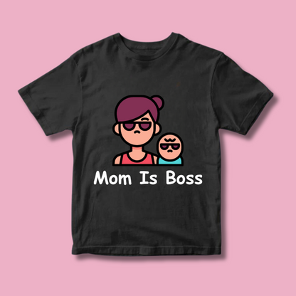 Classic Kids T-Shirt-Mom Is Boss