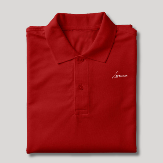 Classic Polo T-shirt-Red