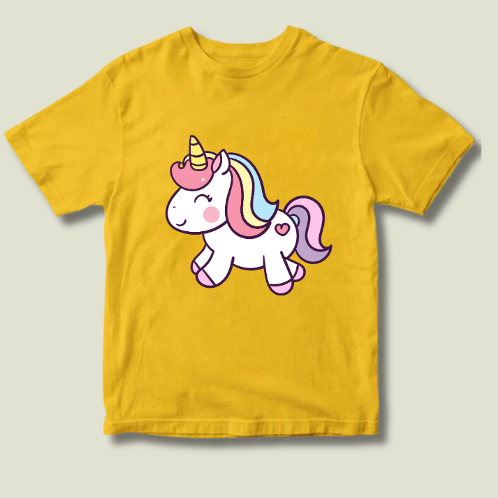 Classic Kids T-Shirt-Baby Unicorn