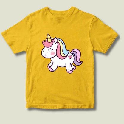 Classic Kids T-Shirt-Baby Unicorn