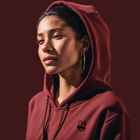 Classic Solid Hoodie- Maroon