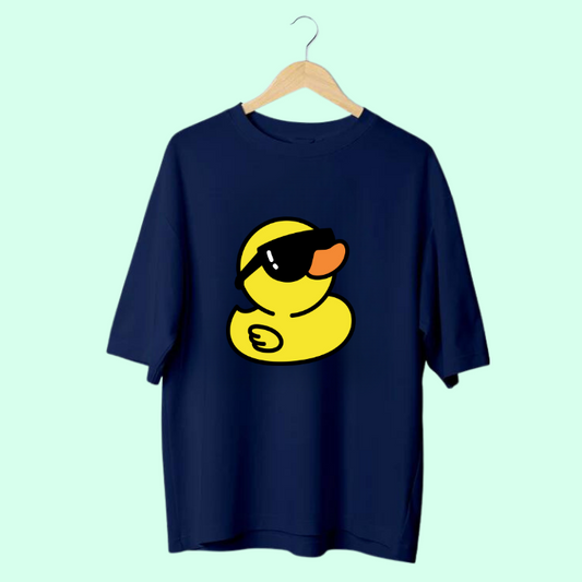 Classic Oversized Tshirt Blue-Cool Duck