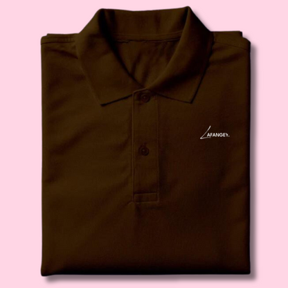 Classic Polo T-shirt- Coffee Brown