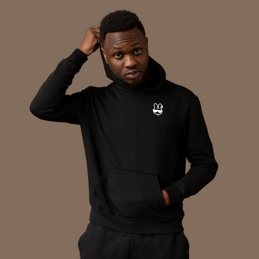 Casual Hoodie Men- Black