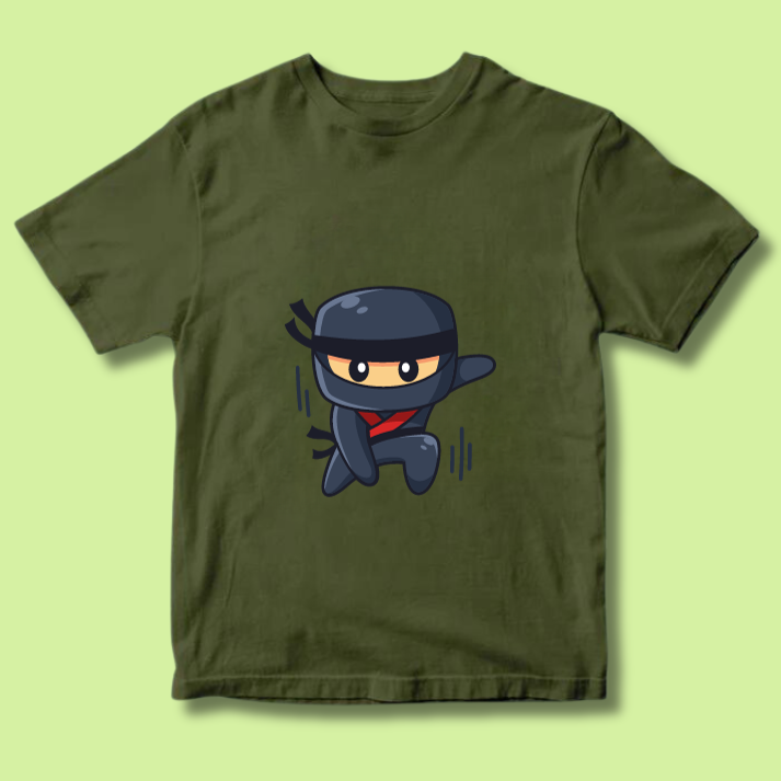 Classic Kids T-Shirt- Ninja Green