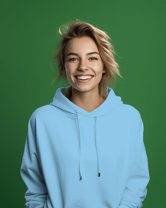 Classic Solid Hoodie- Mint